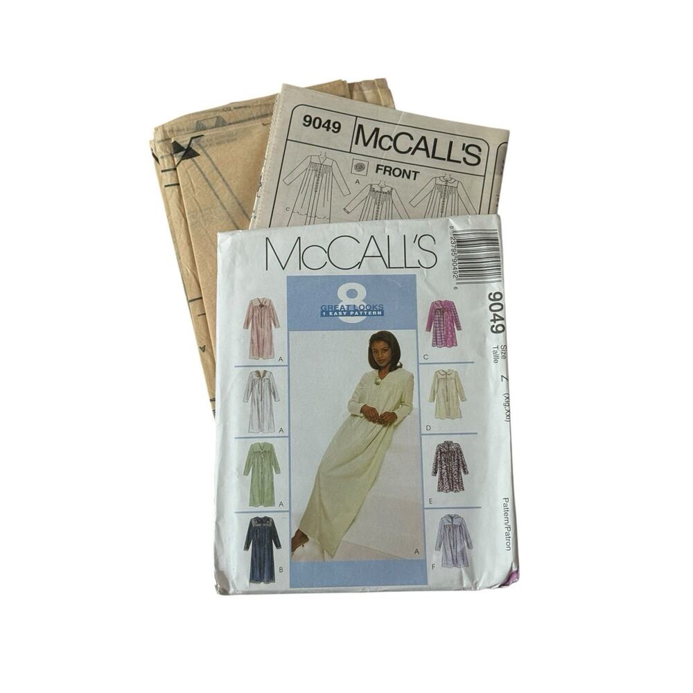 McCall's #9049 Sewing Pattern Misses Robe Size XL & XXL (20-26) Bust 44-48 UNCUT